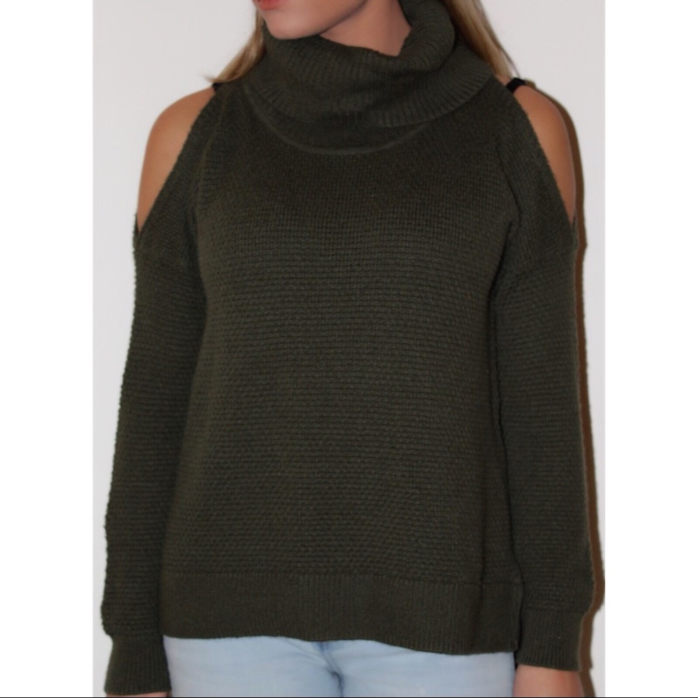 Olive Green Turtleneck